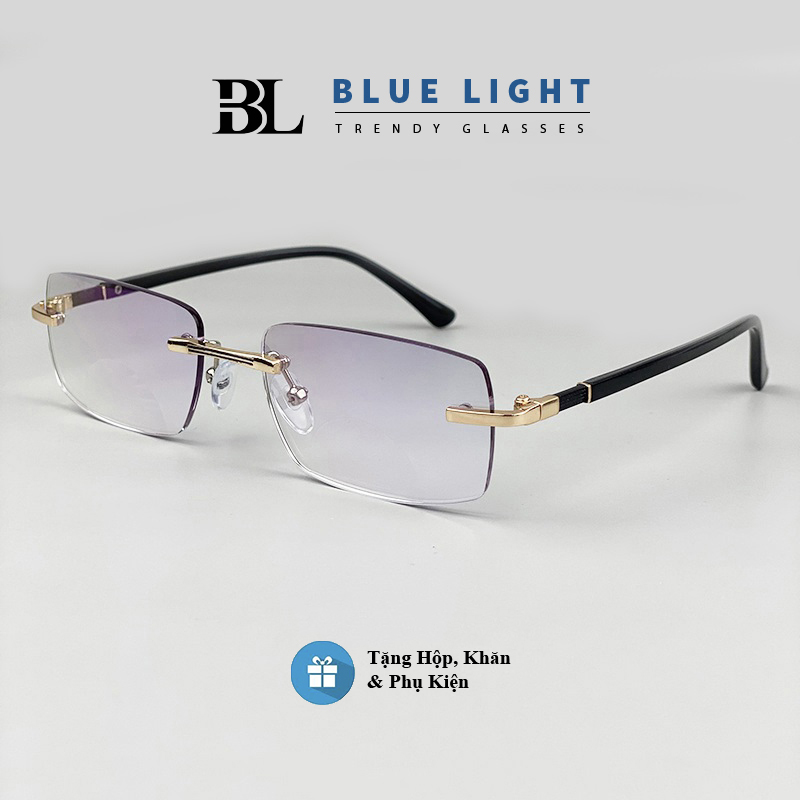 Kính Lão Kính Viễn 2 Tròng Gọng Khoan Sang Trọng Vừa Dùng Đi Đường Vừa Dùng Đọc Sách Chống tia Uv400 Chống Lóa Chống Ánh Sáng Xanh Đủ hộp BLUE LIGHT