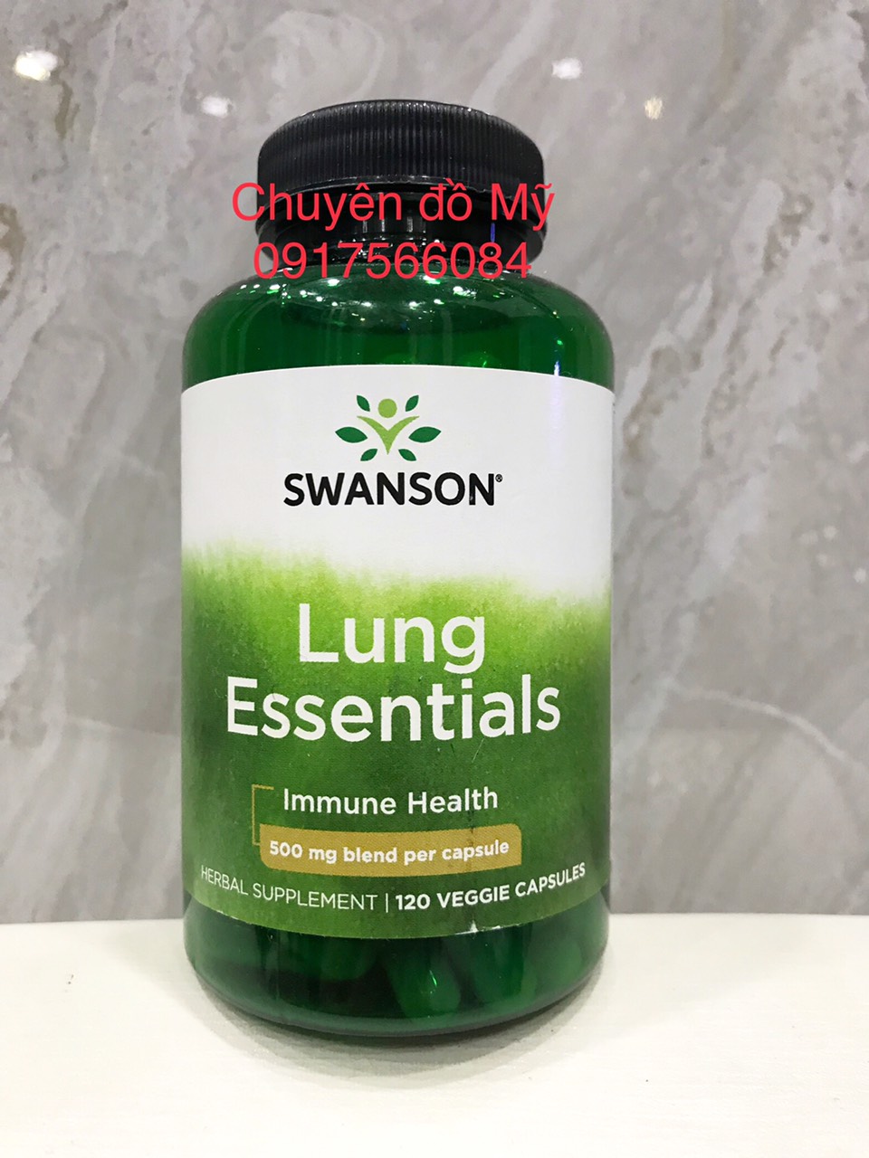 Date T1 2025_ Viên uống bổ phổi Swanson Lung Essentials 500mg 120 viên của