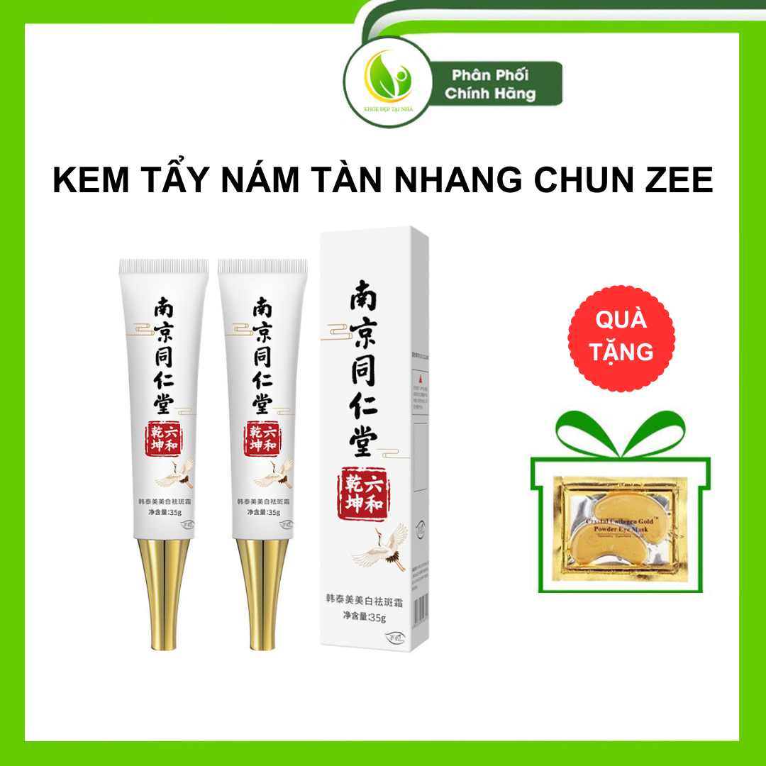 Kem tẩy nám Chun zee, kem tẩy nám giúp làn mờ tàn nhan, đẩy lùi nám sạm, giúp da trắng sáng đều màu,
