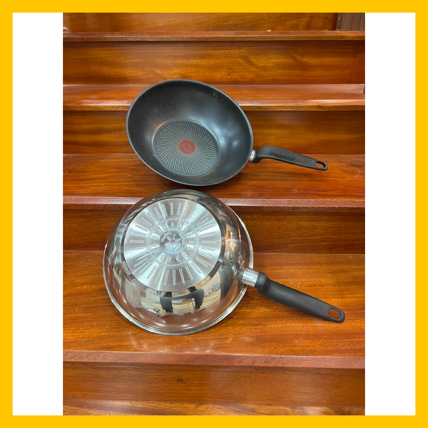 chảo nhập khẩu Pháp(made in France)hàng trưng bày siêu thị Mới 99%