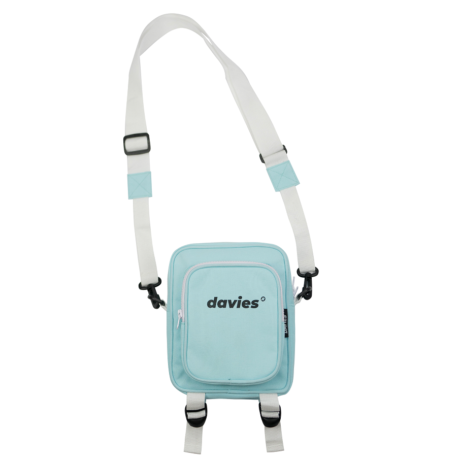 Túi đeo chéo nữ canvas mini màu pastel local brand DAVIES Original Basic Pocket | D-B19-XNG