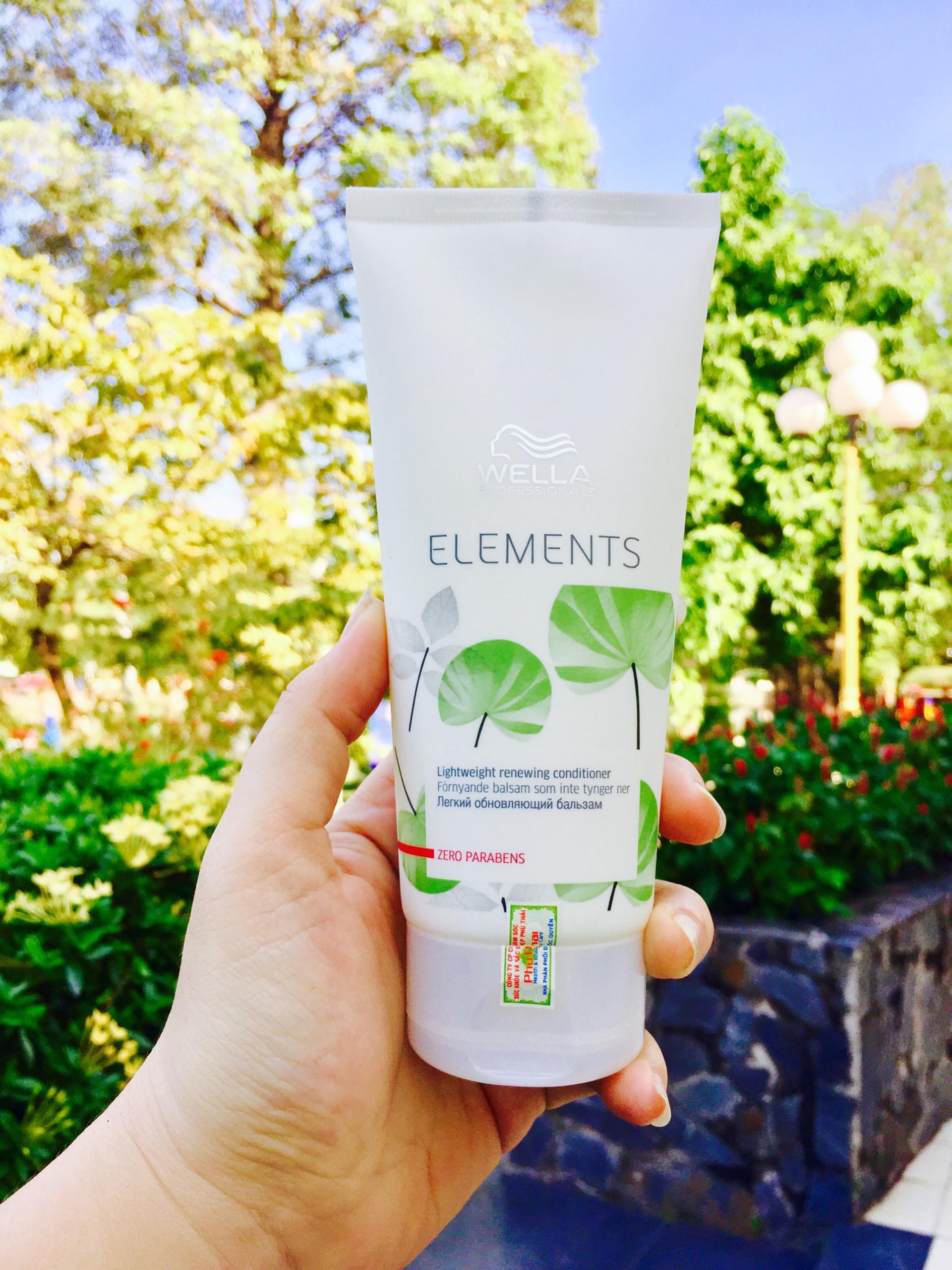 Dầu xả phục hồi và tái tạo tóc wella elements renewing 200ml
