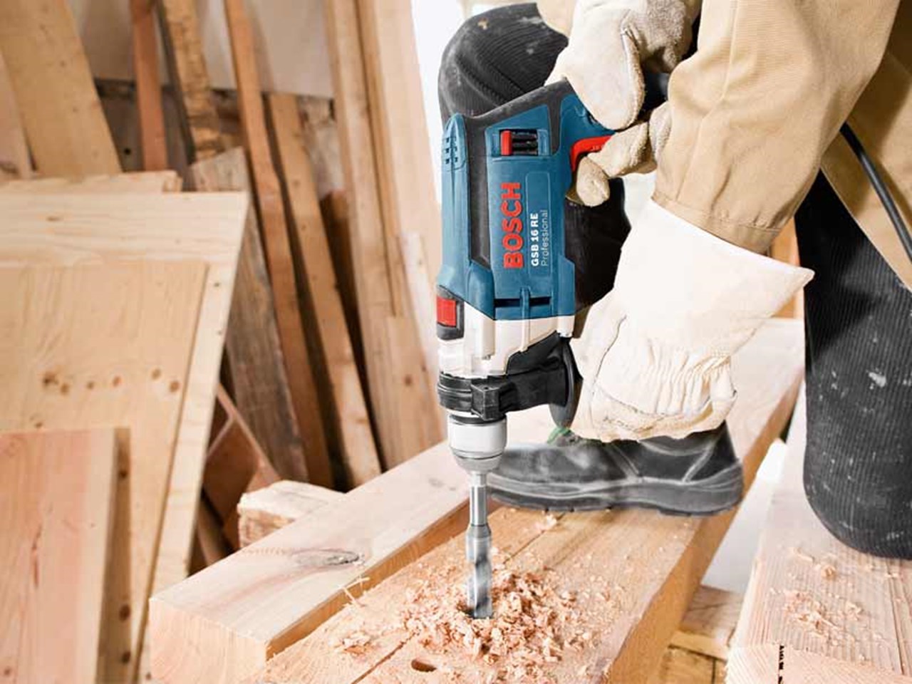 Máy khoan động lực Bosch GSB 16RE valy Bosch