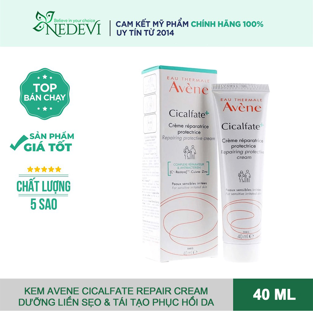 Kem Avene Cicalfate phục hồi da và cấp ẩm cho da Avene Cicalfate Restorative Skin Cream