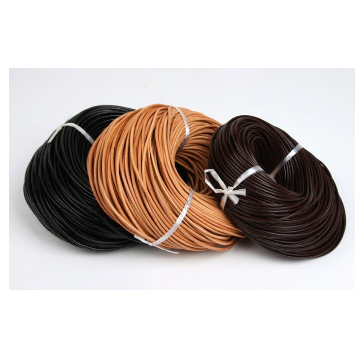 Dây da tròn - phụ kiện làm đồ da handmade