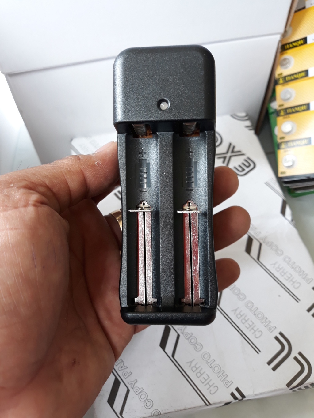Bộ sạc pin đôi 3v7, 4v2 18650, 18670, 18500, 14500, 16340, 10440, 123a