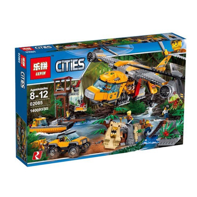 Lắp ráp Cities Đội thám hiểm rừng xanh - 1400 chi tiết
