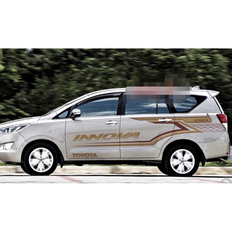 Tem dán sườn xe innova mẫu mới