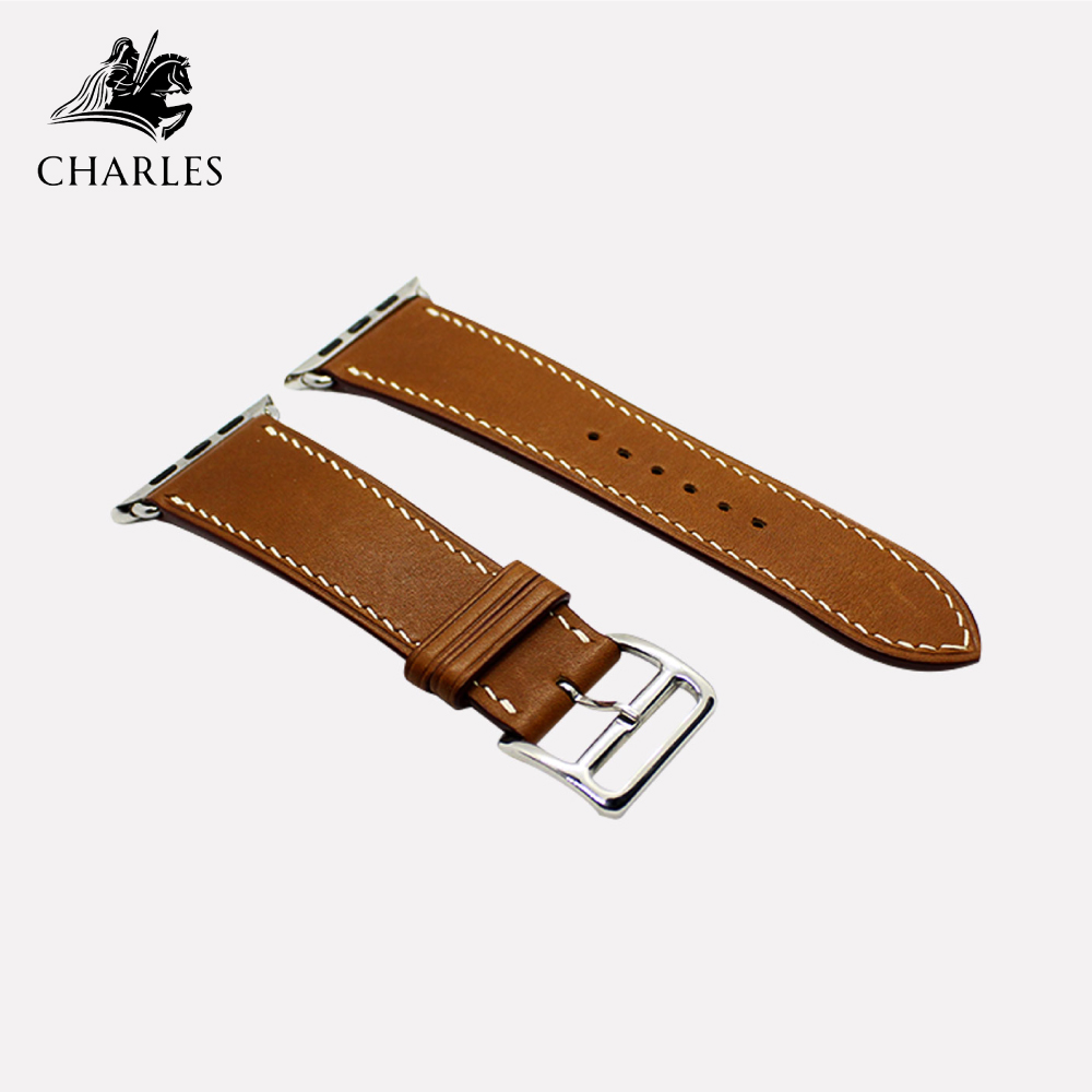 Dây da Charles da Barenia Pháp cho đồng hồ Apple Watch Series 1/2/3/4/5/6
