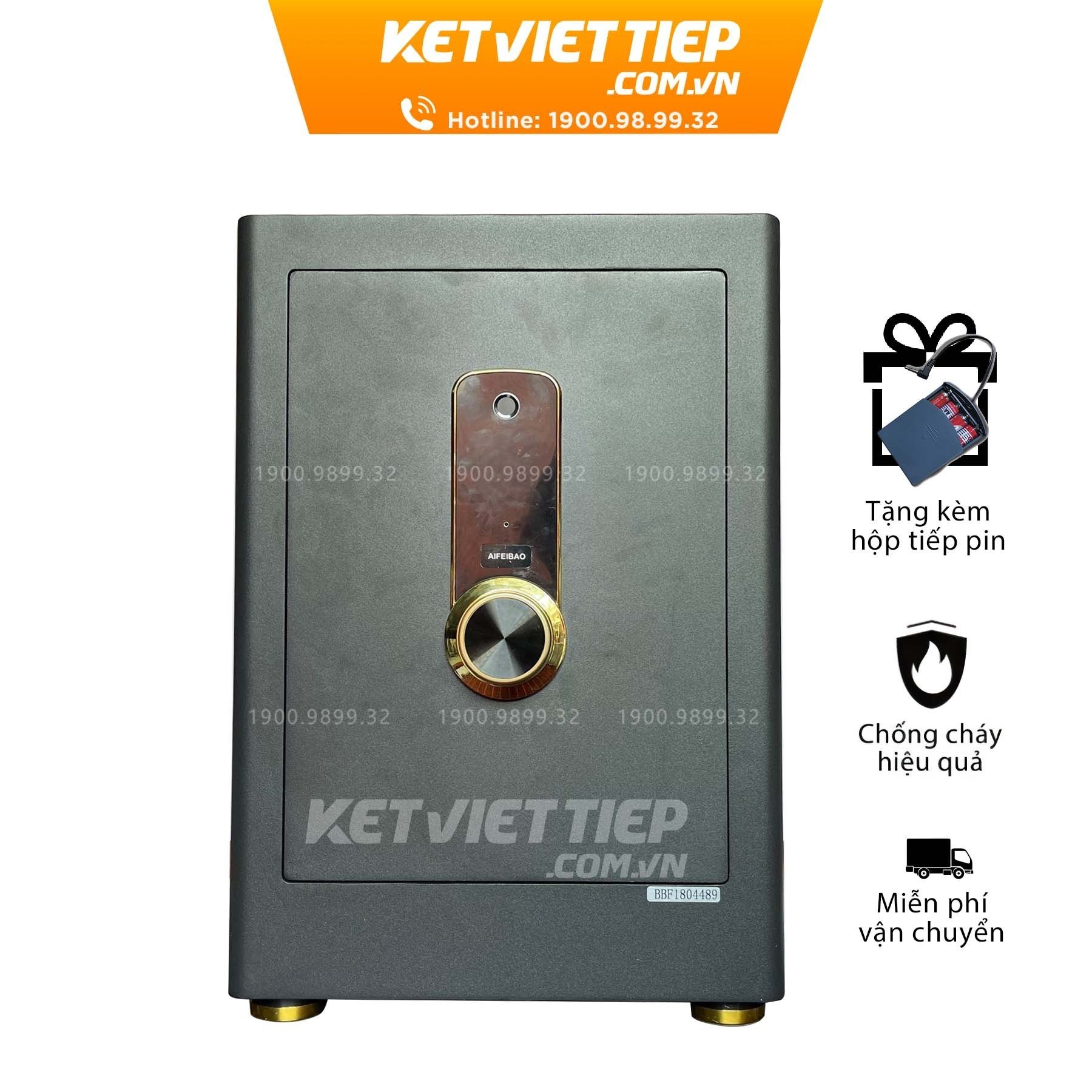 Két sắt thông minh aifeibao hk-m/d-55-as vân tay điện tử nhập khẩu chính hãng miễn phí ship toàn quốc
