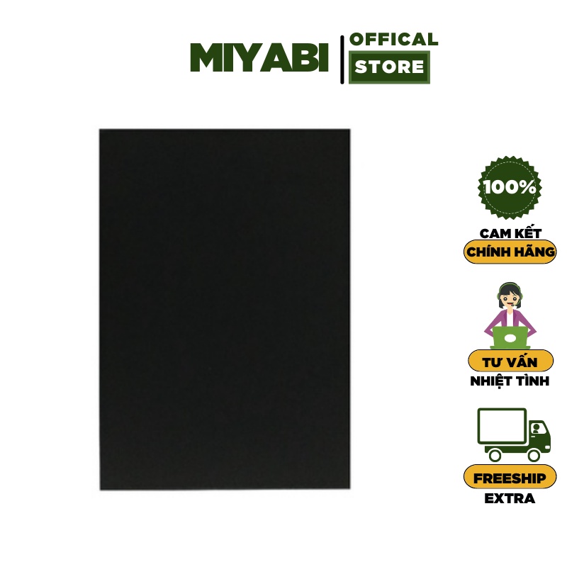 Giấy bìa màu đen a4 dl 160/200gsm - thếp 100 tờ