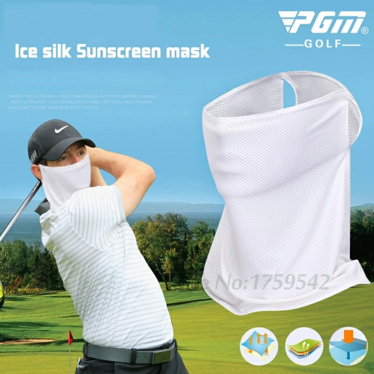 Khẩu Trang Chống Nắng Dành Cho Các Golfer, Cả Nam Và Nữ