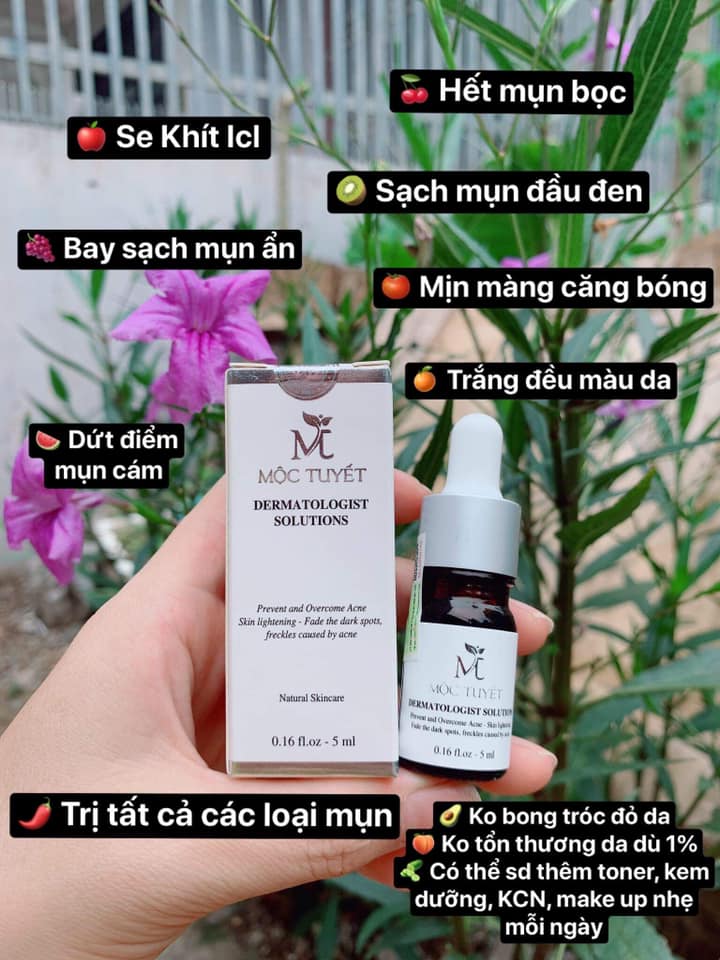 Huyết thanh mộc tuyết tái tạo lại làn da, ngăn ngừa mụn hiệu quả -chính hãng