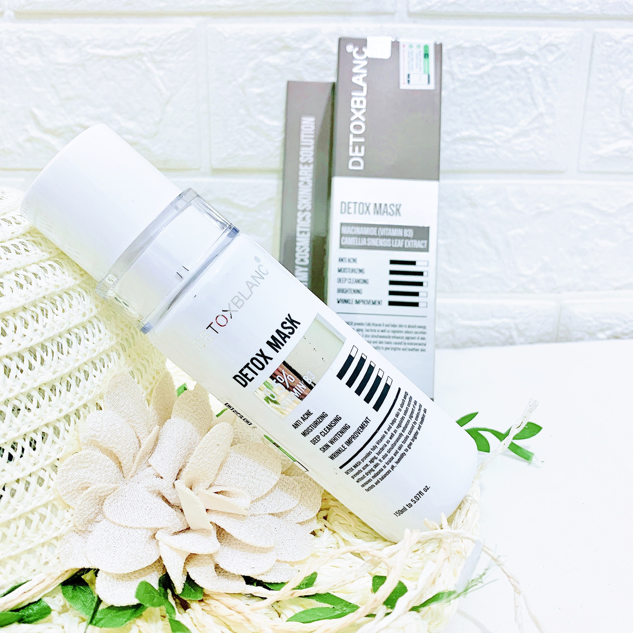 Mặt nạ thải độc trắng da DetoxBlanc