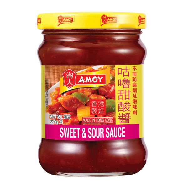 Sốt Chua Ngọt Amoy 220gr 24h Amoy Sweet & Sour Sauce - Nhập Khẩu Hong Kong