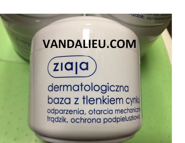 KEM KẼM OXIT - ZIAJA DERMATOLOGICAL BASE WITH ZINC OXIDE 13% 80G