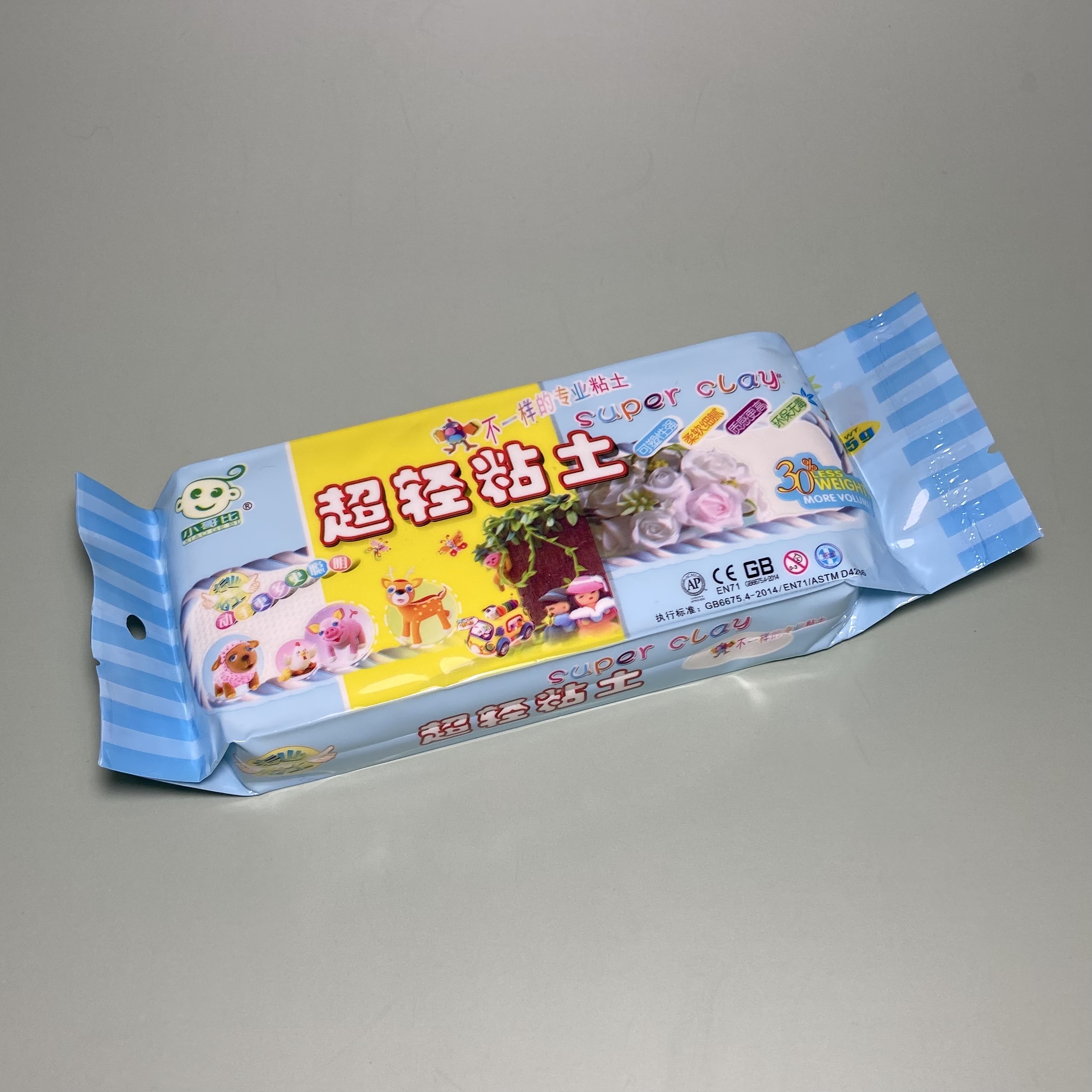 Đất sét tự khô - Đất tự khô Super Clay - Đất sét tự khô siêu nhẹ - Nguyên liệu nặn hoa, tượng chibi