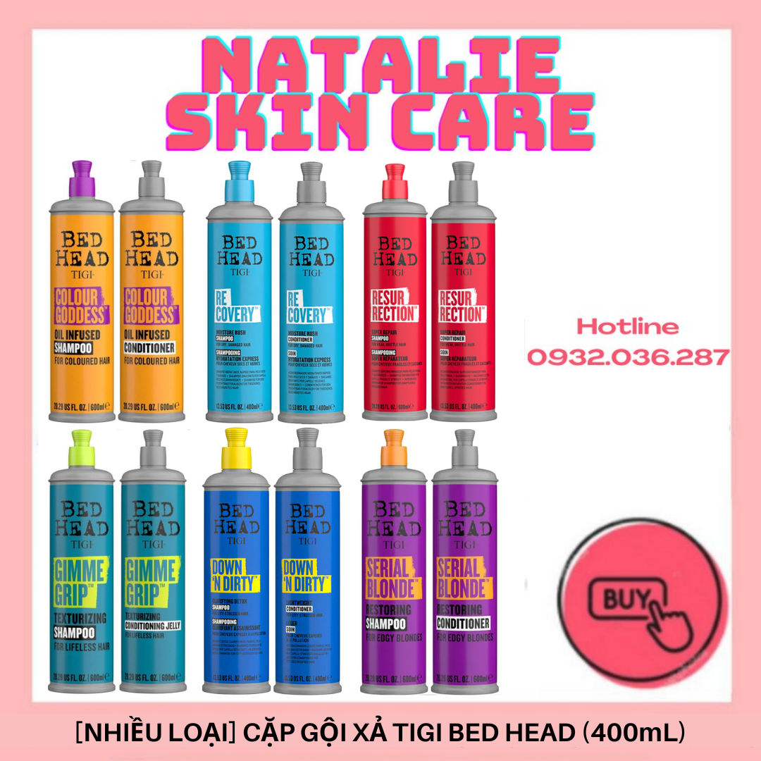 Cặp gội + xả tigi bed head shampoo & conditioner