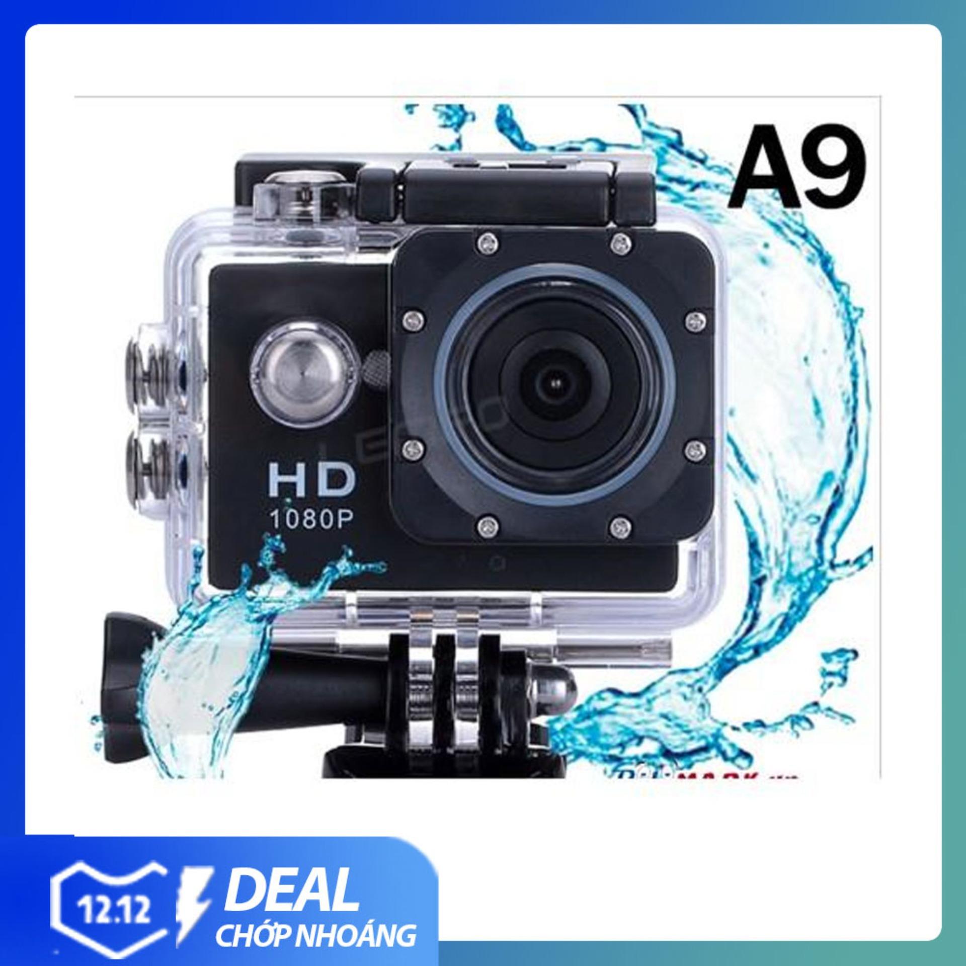 (sale 50% ) Camera Hành Trình Hd1080 Sport Cam A9 , Rẻ Bất chấp,Xiaomi ,GoPro - Camera hành trình xe máy gắn mũ bảo hiểm - Camera hành trình hành động giá rẻ cho dân đi phượt (bảo hành 12 tháng lỗi 1 đổi 1 trong 7 ngày)