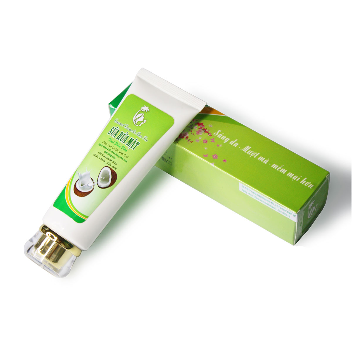 Sữa Rửa Mặt Dầu Dừa 100ml nguyên liệu thiên nhiên dưỡng da sạch bụi bẩn, bã nhờn