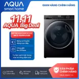 [SALE SỐC 5.5] Máy giặt lồng ngang Aqua Inverter 12kg AW12-B4959U1K(B) - Miễn phí giao hàng toàn quốc - Hỗ trợ lắp đặt
