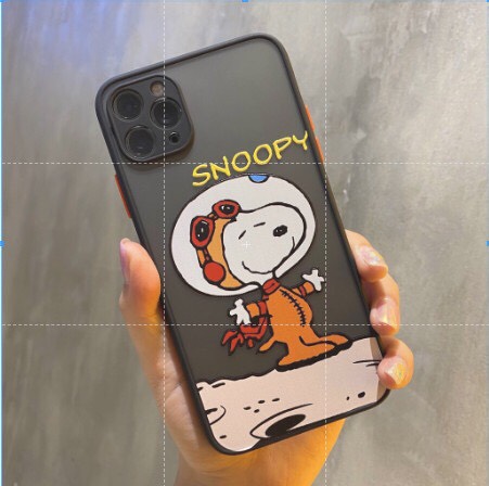 Ốp iPhone bảo vệ camera Micky & Snoopy Hoạt hình iPhone 7 Plus 8 Plus X Xs XsMax iPhone 11 11 Pro 11 Promax