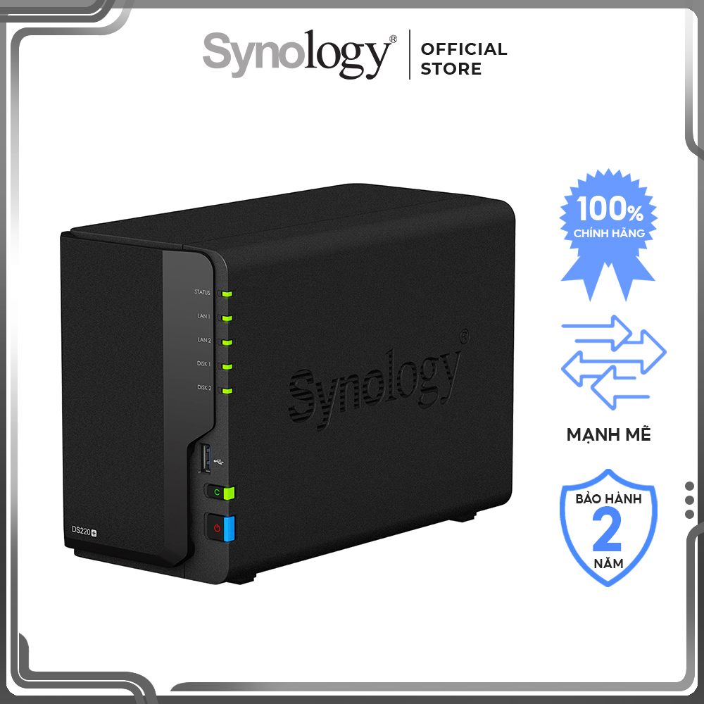 Thiết Bị Lưu Trữ Synology DiskStation DS220