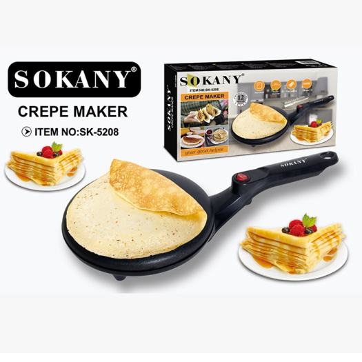 Máy Làm Bánh Tráng, Bánh Pancake, Bánh Crepe Model Mới Nhất, Máy Làm Bánh Dạng Chảo, Tráng Trứng, Làm Pancake, Bánh Tráng, Bánh Cuốn, Nướng Thịt, Mặt Nhiệt Siêu Chống Dính, Tay Cầm Với Công Tắc Thiết Kế Tiện Dụng Cắm Điện Trực Tiếp