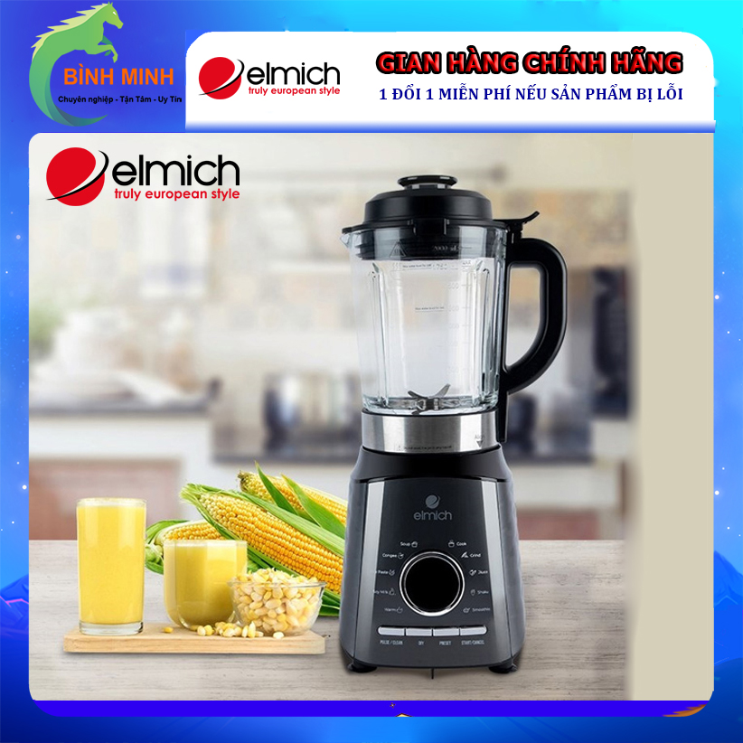 Máy Làm Sữa Hạt Elmich CBE-3902 2L - Hàng Chính Hãng (Bảo Hành Toàn Quốc 2 Năm)