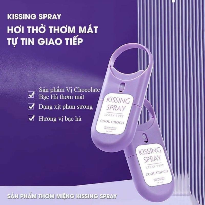 Xịt thơm miệng Qlady hai mùi