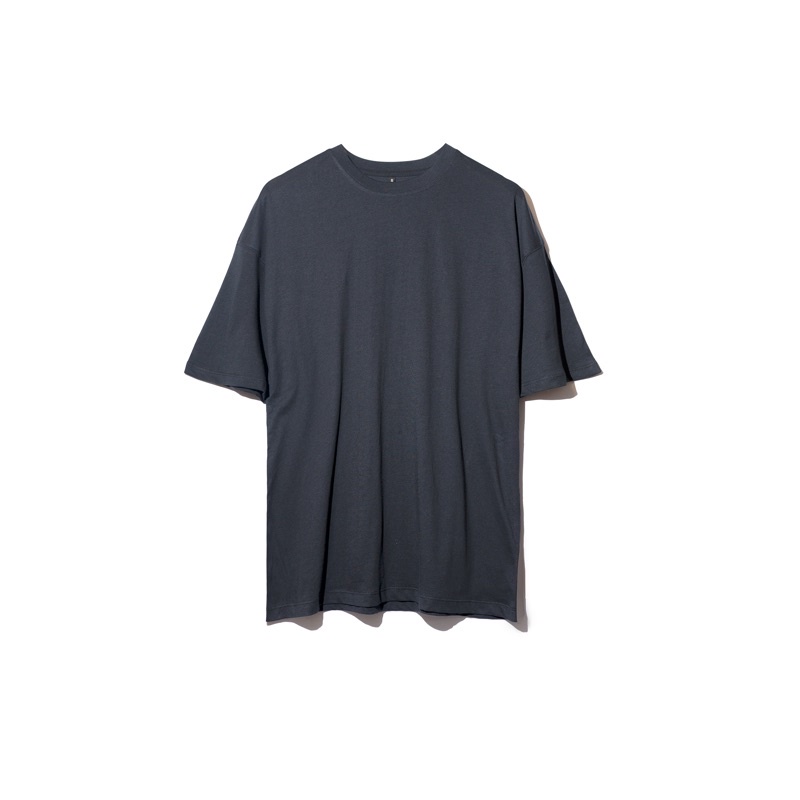 Áo thun Trơn cổ tròn Màu Xám đậm Blank Tee Grey Meik.modish Local Brand
