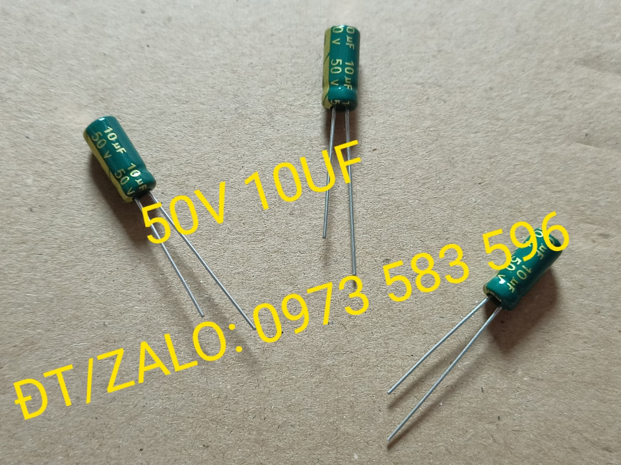 Tụ hóa 50v 10uf