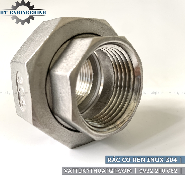 Rắc Co Nối Ren Inox 304 | VATTUKYTHUATQT.COM