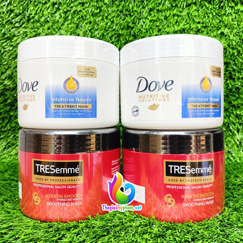 Ủ Tóc Phục Hồi Hư Tổn Giúp Tóc Suôn Mượt  TResemme 500g/Dove 500g/ Double Rich 150g