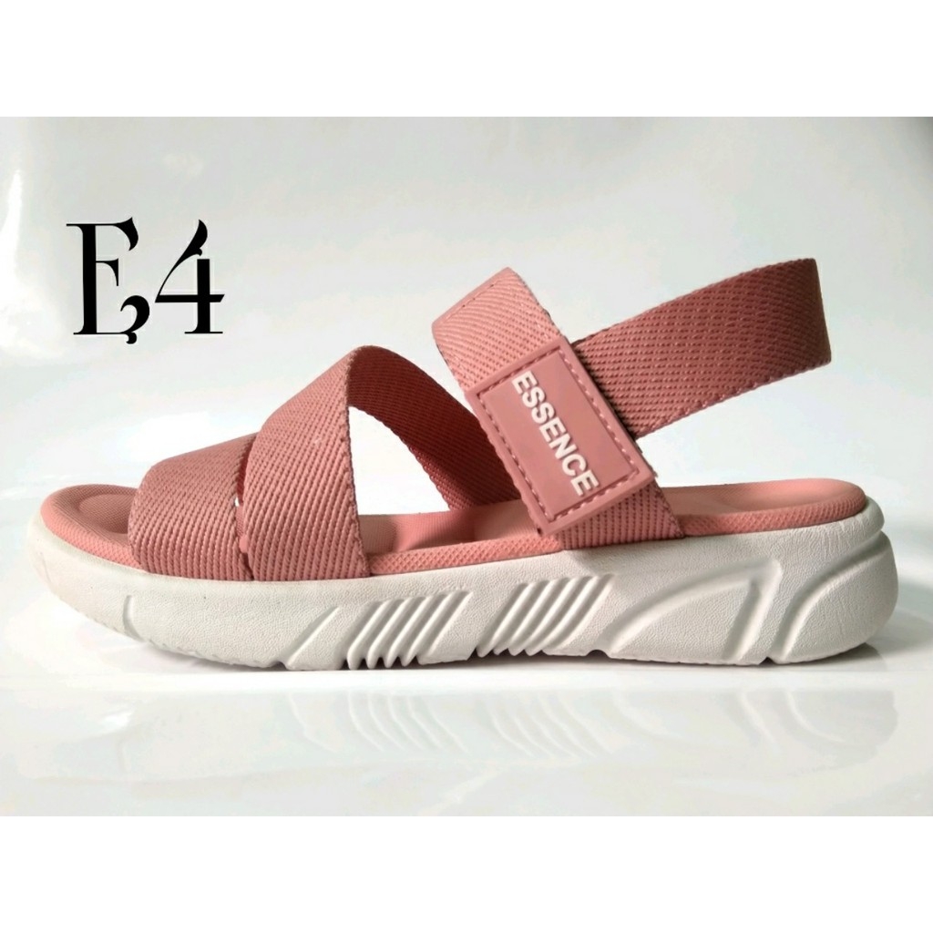 [HCM]Giày Sandal Essence Hồng Đế Trắng Nữ Giày Dép Sandal Nữ Đi Học