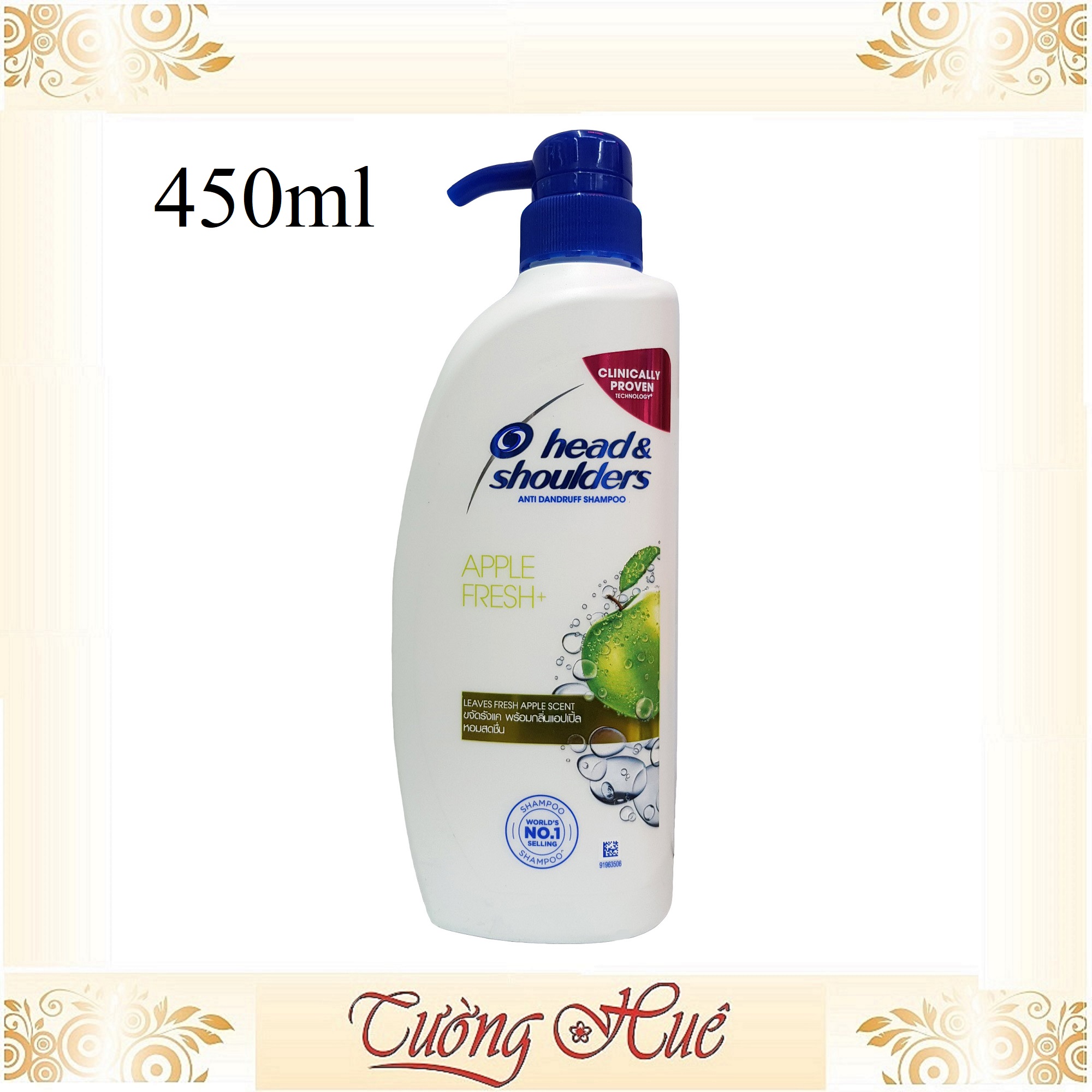 Dầu gội ngăn ngừa gàu head & shoulders apple fresh+ - 450ml
