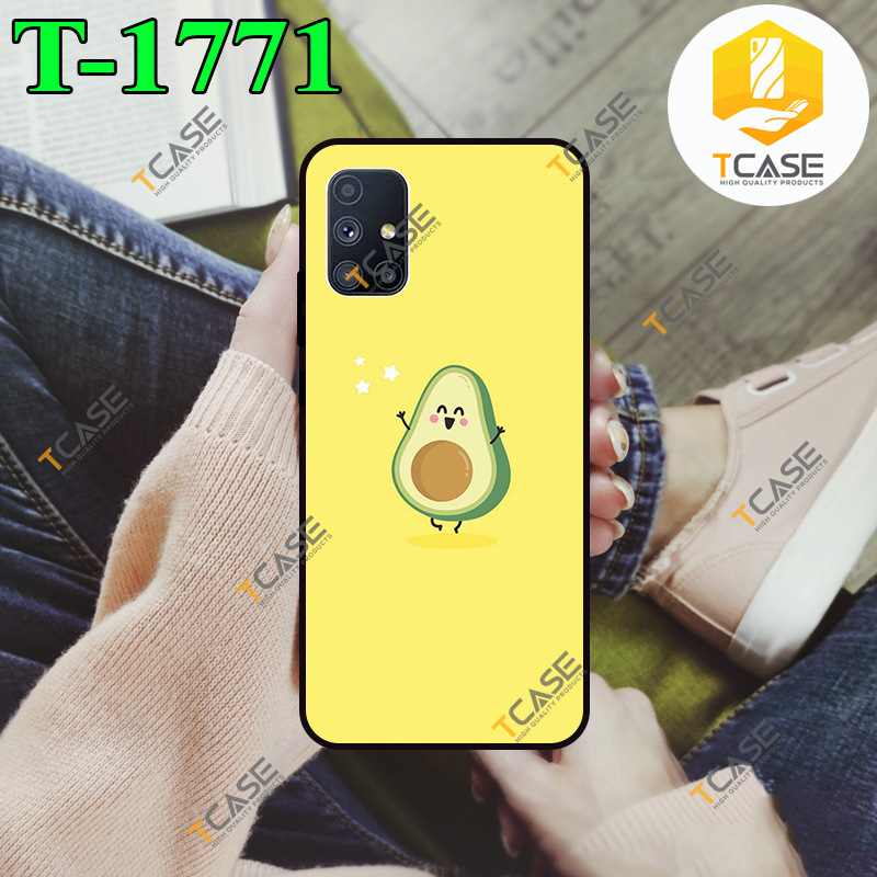 Ốp lưng samsung galaxy m51 in hình trái bơ cute