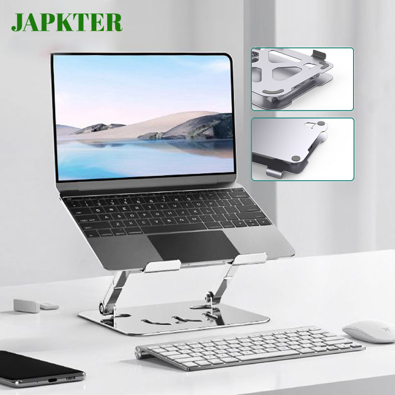 Giá đỡ LAPTOP, đế tản nhiệt kê laptop nhôm giá đỡ laptop MACBOOK bằng nhôm có thể điều chỉnh được độ cao