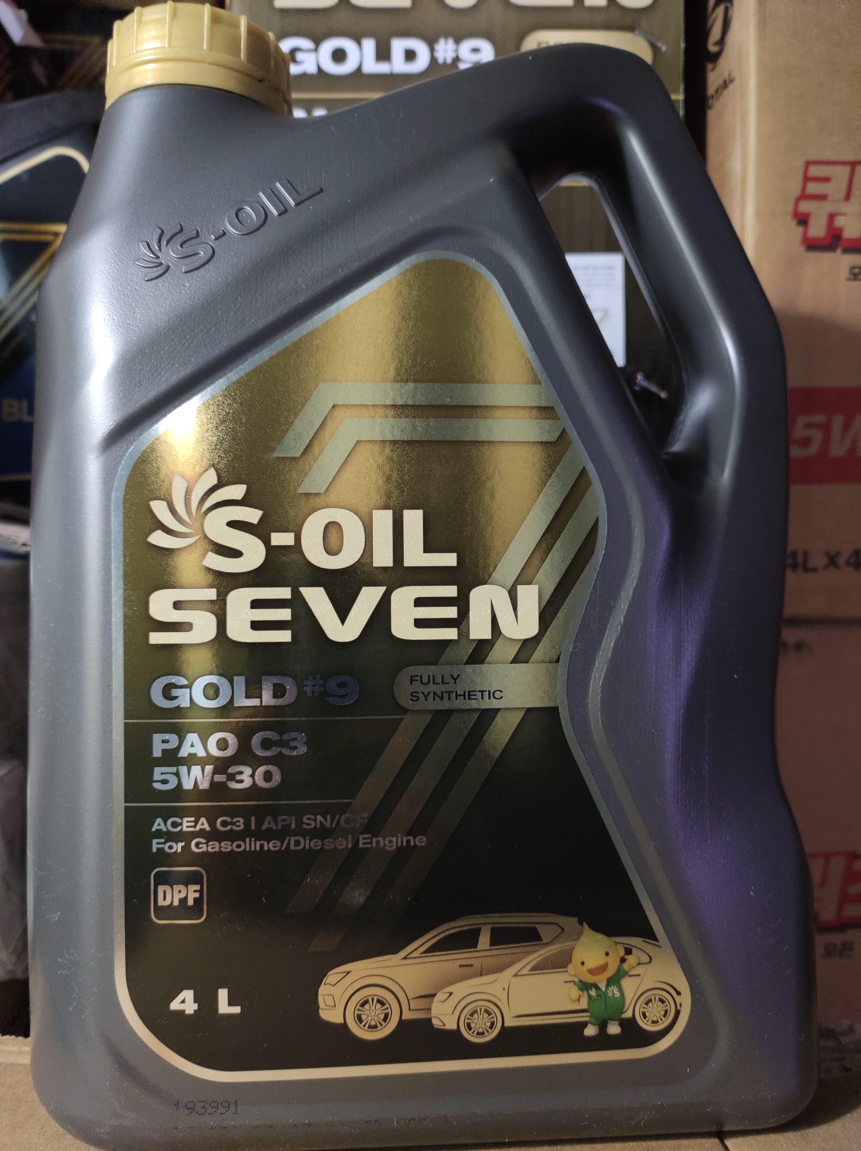 S-OIL GOLD9 PAO C3- SN/CF 5W30