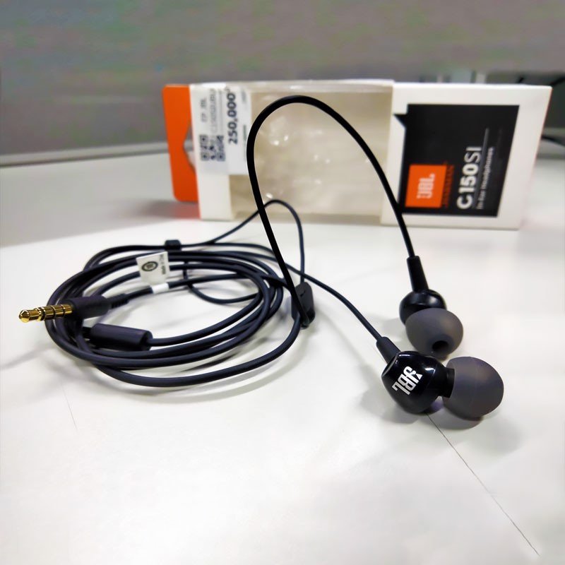 Tai nghe nhét tai jbl c150si - hàng chính hãng