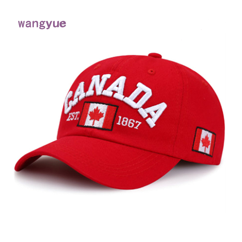 Wangyue sini mũ bóng chày cho nam nữ mũ thêu canada mũ bóng chày nam thường ngày
