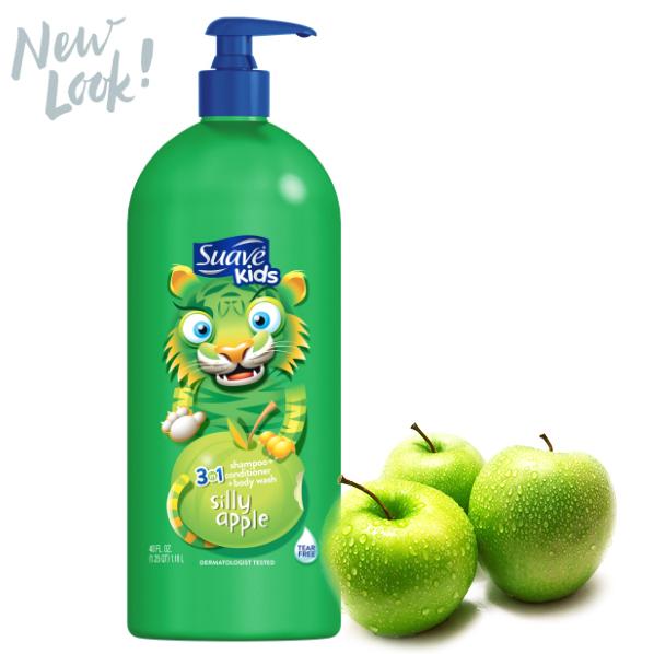 Dầu gội xả suave kids 2in1 apple hương táo 1.18l - size lớn nhập mỹ