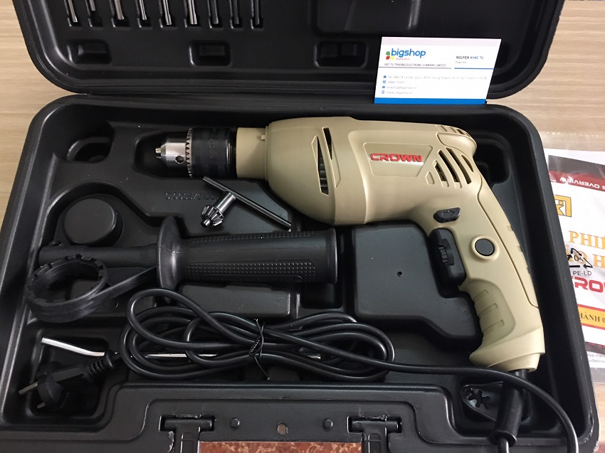[HCM]Máy khoan 600W Crown CT10065-BMC