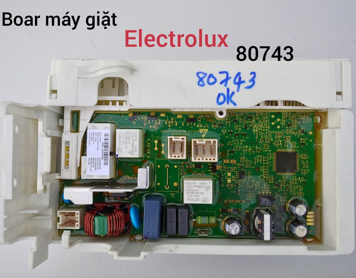Bo nguồn máy giặt electrolux 80743