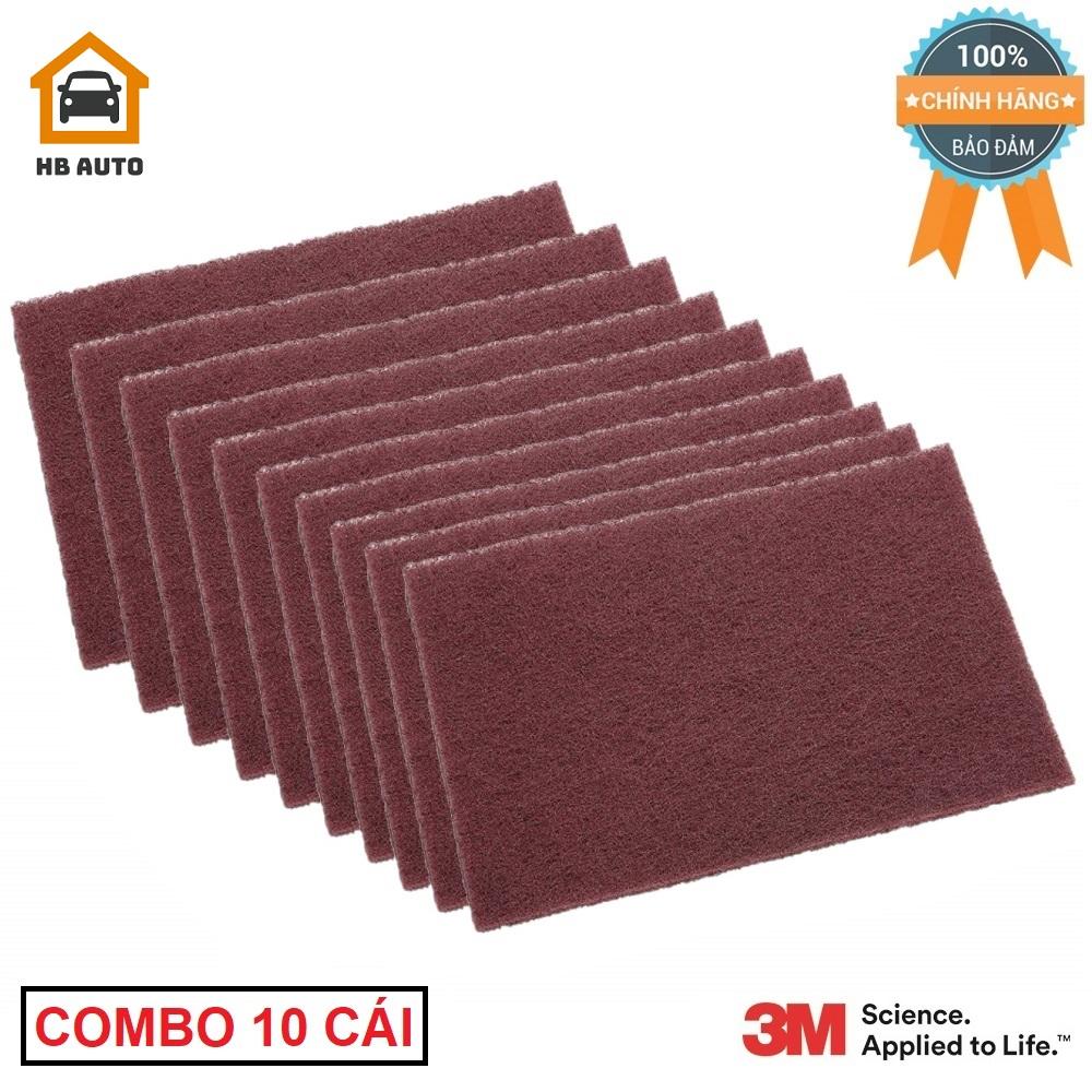 Combo 10 miếng nhám scotch brite 3m 07447