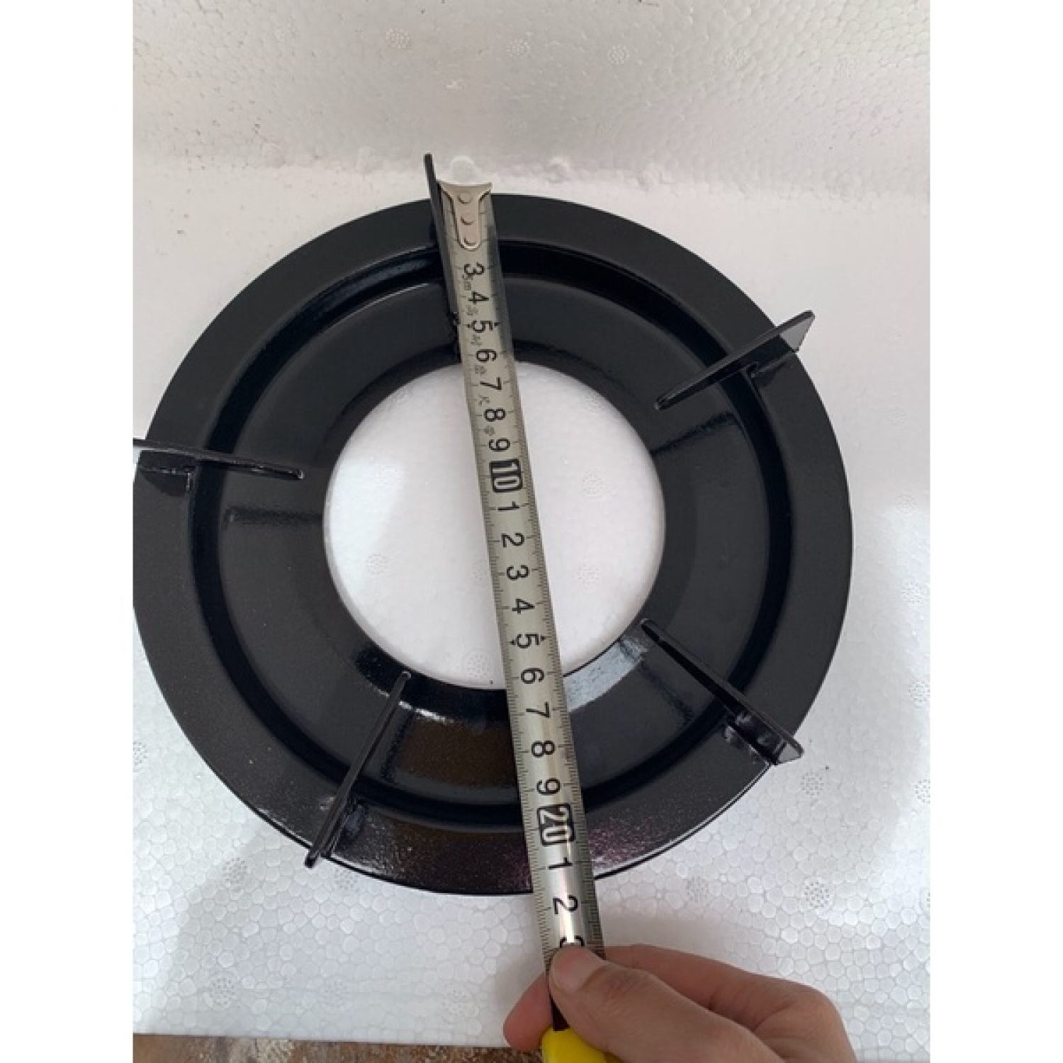 Kiềng tròn bếp gas dương mặt inox - hàng dày, chắc chắn.