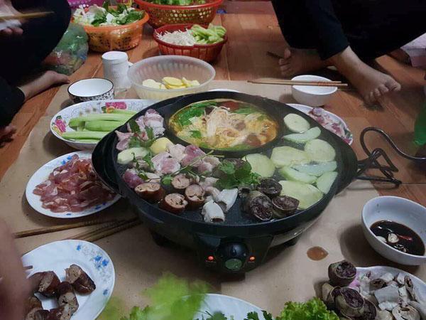 Bếp lẩu nướng Osaka 2 trong 1 đa năng