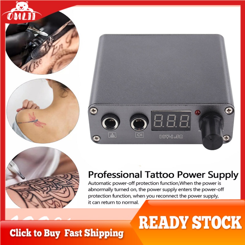 1 Cái Tattoo Power Supply Durable Mạnh Mẽ LCD Hiển Thị USB Adapter Nguồn Cung Cấp Cho Shader Liner Máy Xăm