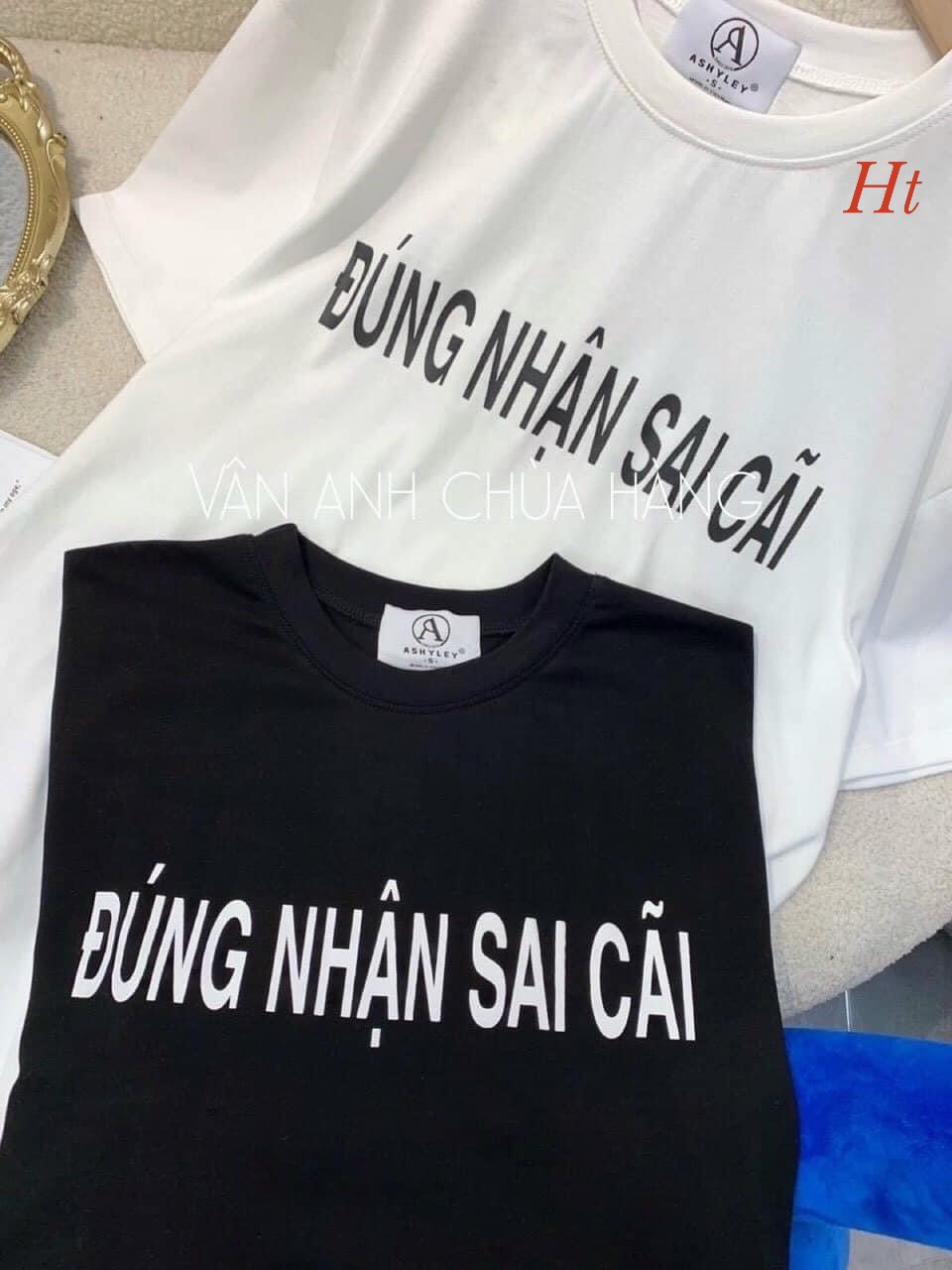 Áo phông nam nữ, Áo phông Đúng nhận sai cãi