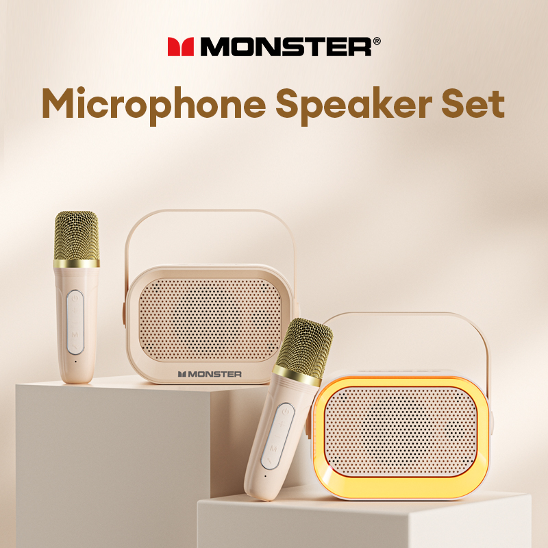 Monster GK600 Bluetooth không dây micro di động stereo gia đình bên KTV xe âm thanh thiết bị / ngoài trời